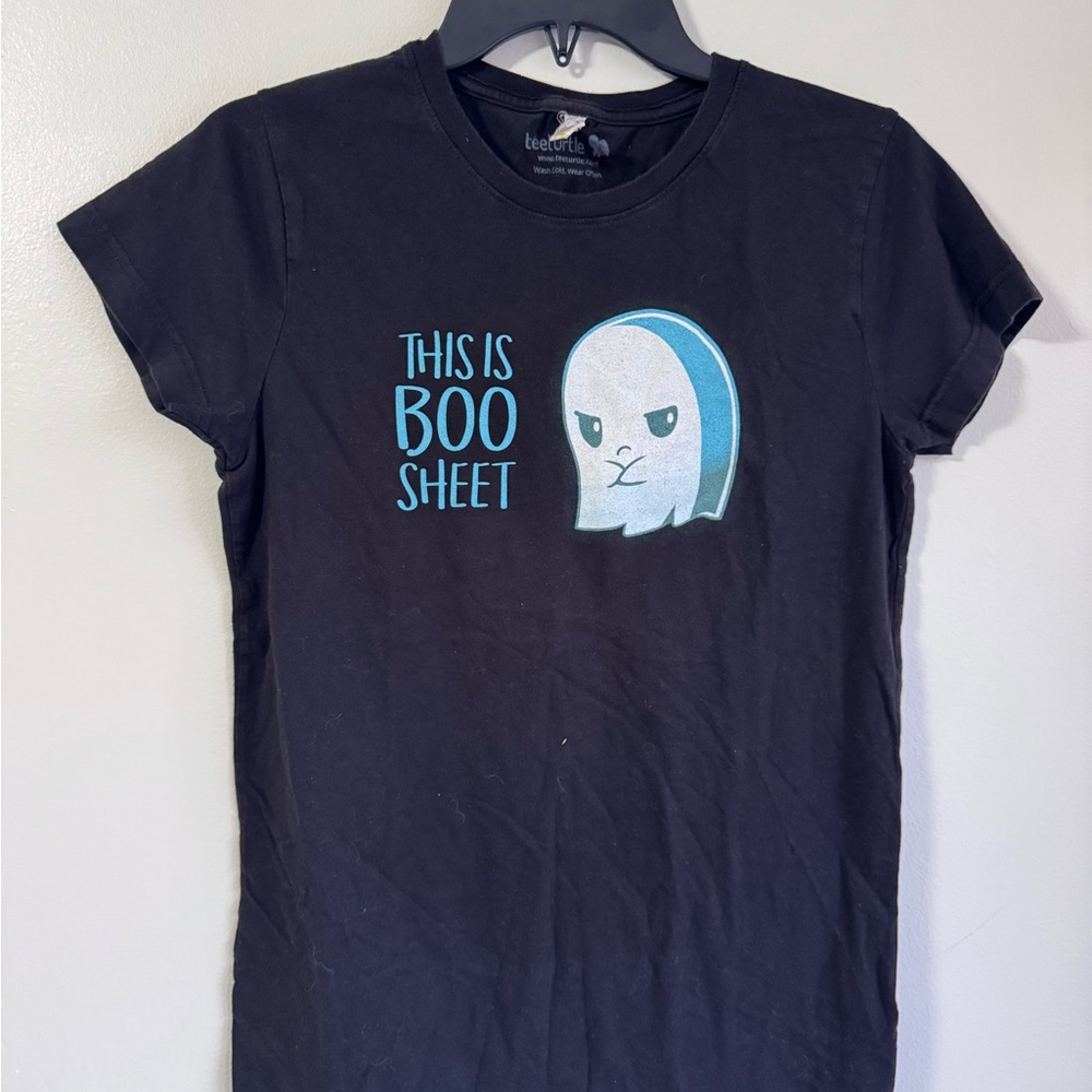 Kids Black 'Boo Sheet' Ghost Tee